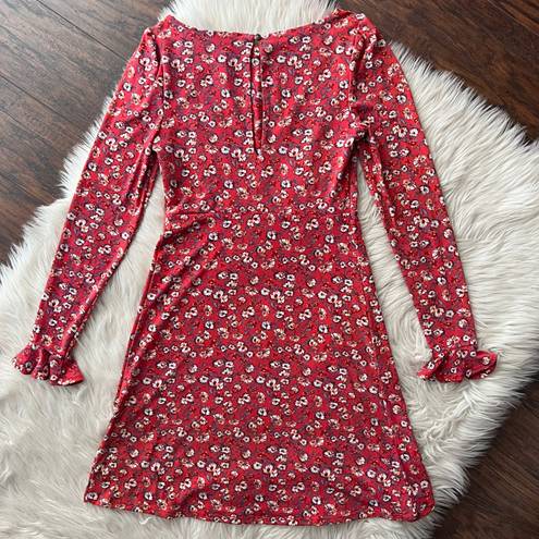 Free People Say Hello Floral Mini Dress