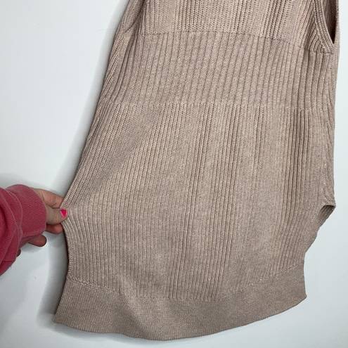 All Saints Manson Vest oatmeal/tan size small