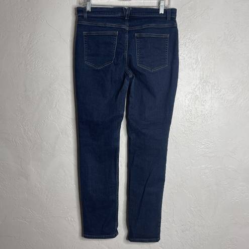 Duluth Trading  Jeans Womens Flex Daily Slim Fit Skinny Denim Dark Wash Size 8