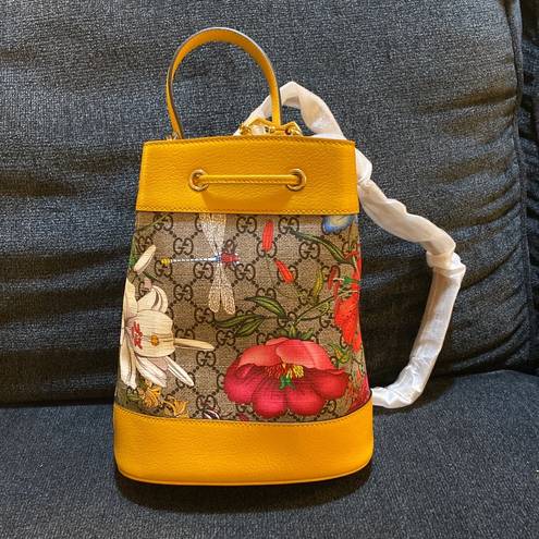 Gucci  Ophidia GG floral Bucket Shoulder Bag