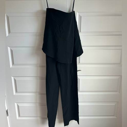 Emporio Armani  Cady Black Strapless Jumpsuit- NWT