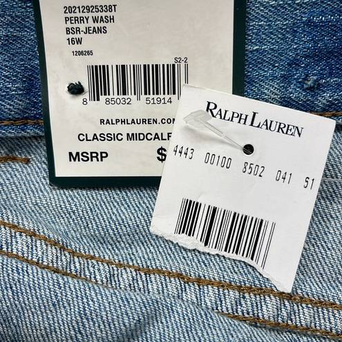 Krass&co Women's LRL Lauren Jeans  Ralph Lauren Classic Mid-Calf Crop Stretch Jeans 16W