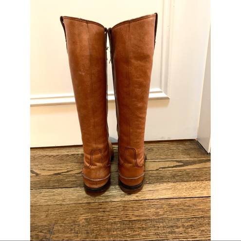 Madewell Tan  leather riding boots