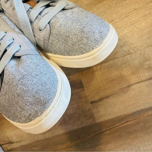 Olukai  Pehuea Li Hulu Grey Wool Sneakers