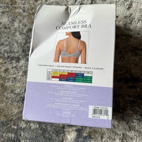 Carole Hochman  Seamless Comfort Bra Wire Free Molded Cups Comfort Straps 2 Pack