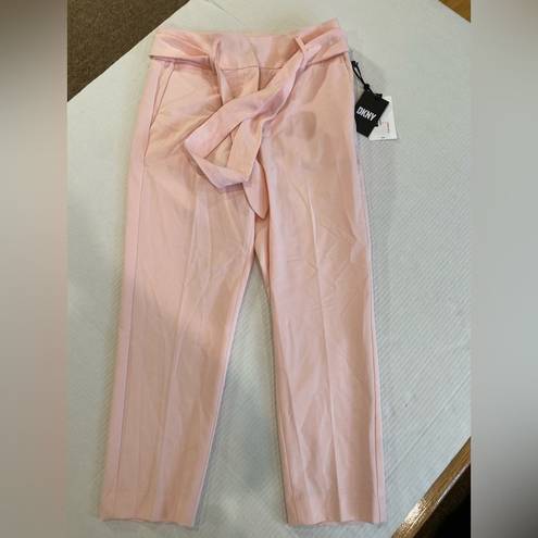 DKNY 
Petite Tie-Front High-Rise Cropped Pants size 4P NWT (b14)