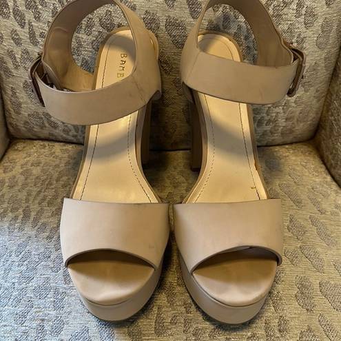 Bamboo Nude heels