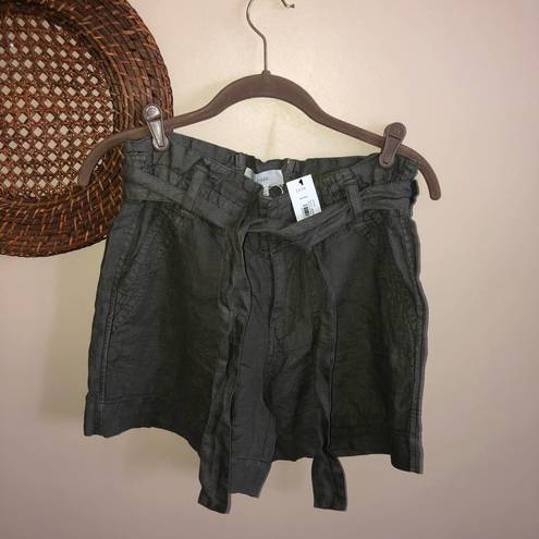 Joie  High Waist Dayanna Paper Bag Shorts NWT