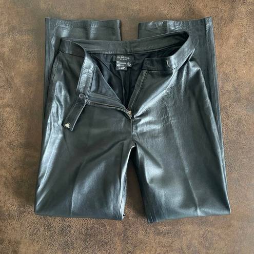 L.A.M.B. Vintage Clothes by Revue 100% Leather Pants / Black / Size 10