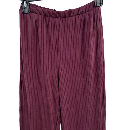 n:philanthropy  Burgundy Reign Ribbed Knit Pant Size XS new