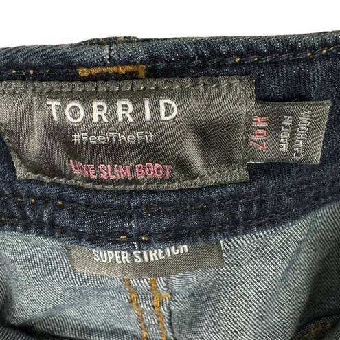 Torrid  Medium Wash High Rise Luxe Slim Boot Denim Jeans Size 26R