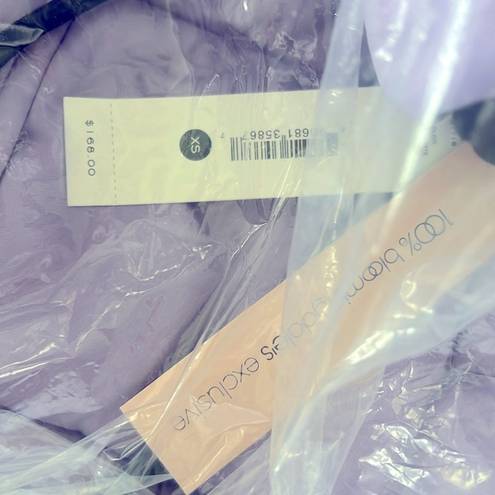 AQUA  Quilted Cropped Puffer Jacket in Lilac, Size XS New w/Tag Retail $168