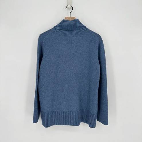 Banana Republic  Relaxed Chunky Turtleneck Sweater in Vintage Blue Women's M NEW