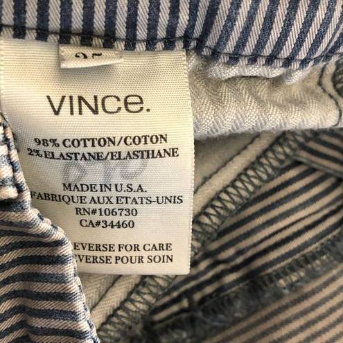 Vince . Shorts Grey Stripe