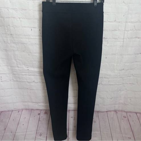 Andrew Marc  faux suede microfiber black leggings Size Small