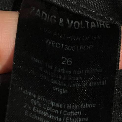 Zadig & Voltaire 🌺  black skinny jeans