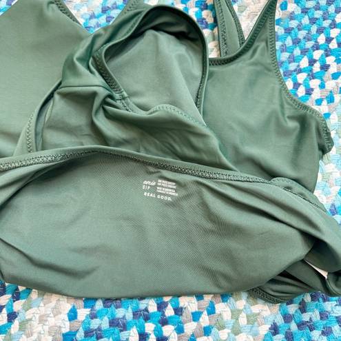 Aerie  Green One Piece Swimsuit