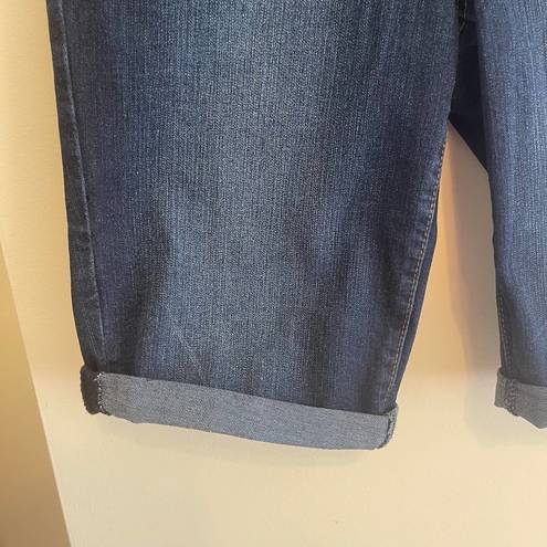 1822  Indigo Wash Denim Bermuda Shorts Size 10