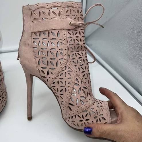 Shoedazzle  Mischa Laser Cut Bootie