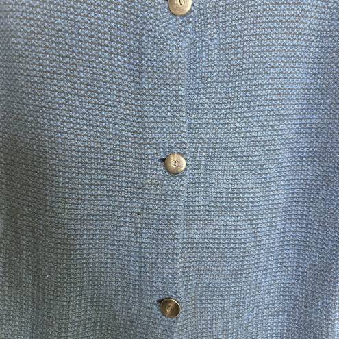 TSE  100% Cashmere Buttoned Short Sleeve Sweater Cardigan Size Medium flaw