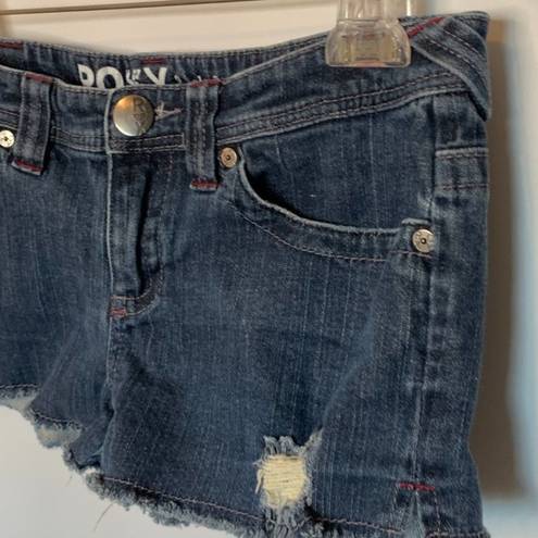 Roxy  Distressed Denim Short