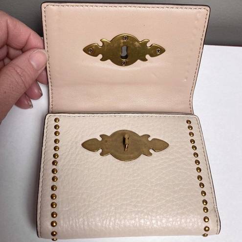 Polo  Ralph Lauren Leather Trifold Heavily Studded Western Wallet