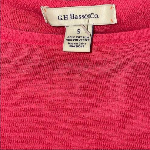 Krass&co G.H & Boss  Top women’s size small deep coral long sleeve shirt casual