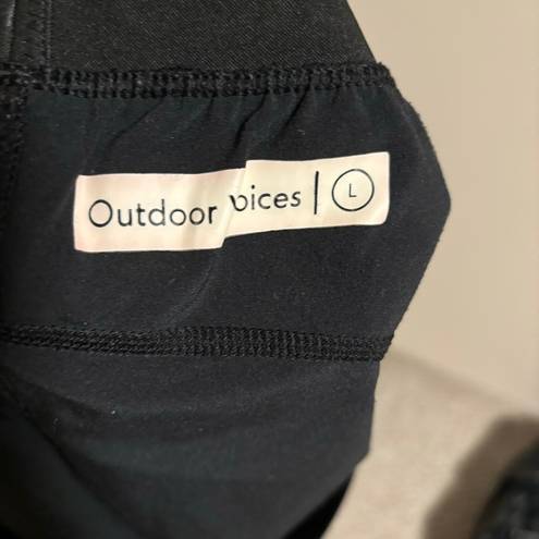 Outdoor Voices  Relay Logo Short 3" Black- Size Large