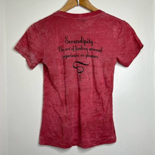 Serendipity  Burnout Short Sleeve T Shirt Size Medium but may fit like a small