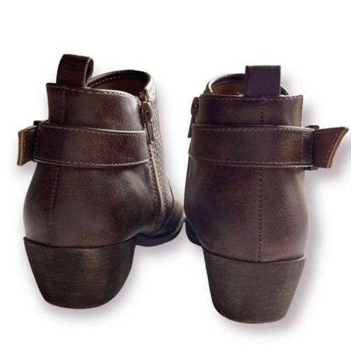 Jellypop 3/$30  | Women's Sarin Brown Ankle Booties