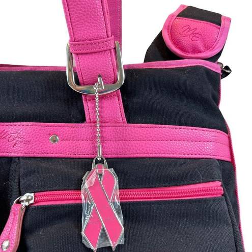 Edge Mobile  forHer Eco-Friendly Tote (Black with Pink Trim)