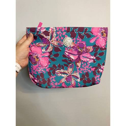 Lilly Pulitzer , Blue Rhapsody- Orchid You Not Swim, Neoprene Pouch, New w/o Tags