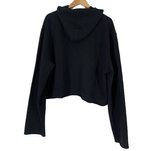  Daisy TV Gothic Oversized Hoodie Sweatshirt Black Size M/L