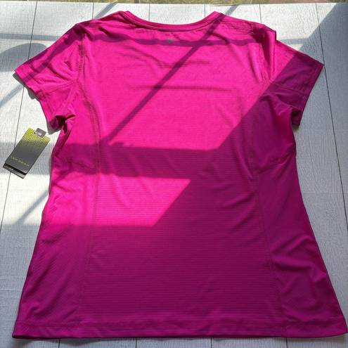 Tek Gear  DryTek Pink Short Sleeve Workout Shirt Size XL NWY