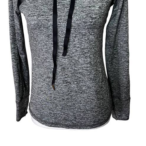 Alala  Revolve Lightweight Soft Hoodie in Gray With Mesh Detailing Size Medium.