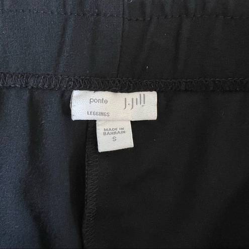 J.Jill  Ponte Black Leggings Size S