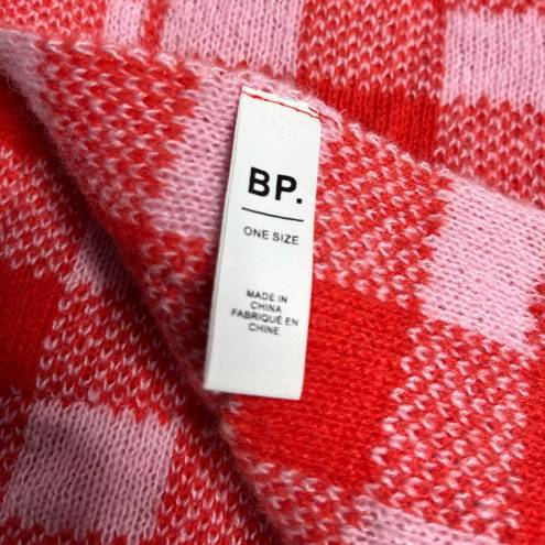 BP  red plaid scarf and hat set new one size