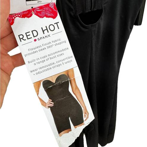 Spanx RED HOT by  Women's Strapless Cupped Bodysuit NWT S