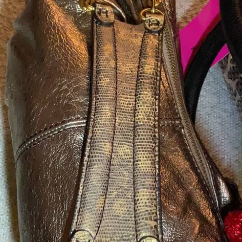 Ellen Tracy NWT  METALLIC SHOULDER BAG