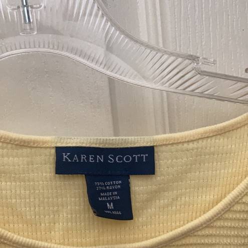 Karen Scott  textured tank top medium