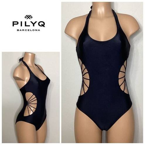 PilyQ New.  black cut out one piece. Runs small