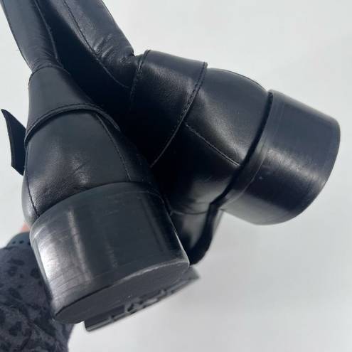 Buckle Black Donald J Pliner Ankle Boots Leather Donato 2  EU 35 Moto Size 6