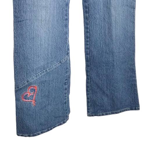 Edge Platinum  Flare/Bootcut Jeans w Stitched heart Jrs 11