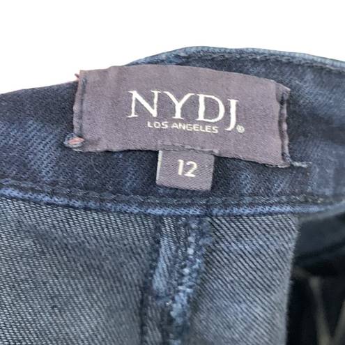 NYDJ  Jenna Straight Ankle LiftXTuck Technology Dark Wash Jeans