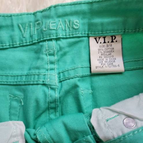 Vip Jeans Teal Skinny Jeans by , Women,s -3/4-