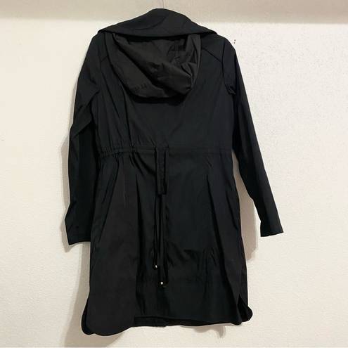 Cole Haan  | black packable rain coat