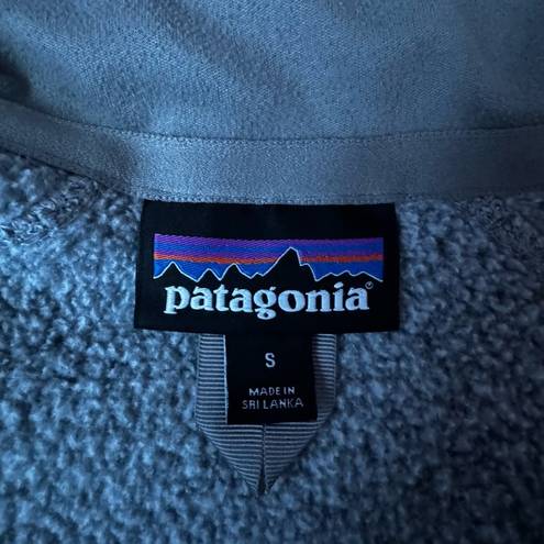 Patagonia  Long Sleeve Jacket Sweater Size S Small Black White Full Zip Comfy