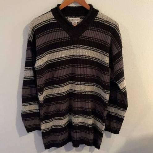 Cabin creek  slight vneck Sweater.  Size Large.