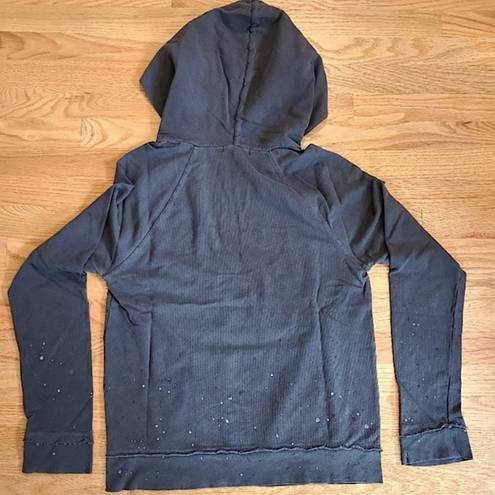 n:philanthropy  Penny Pullover Sweatshirt W/Hoodie in Dark Gray Size S NWT