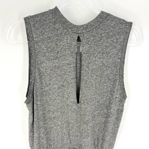 n:philanthropy  Sleeveless Knit Dress Drawstring Waist Heather Gray M